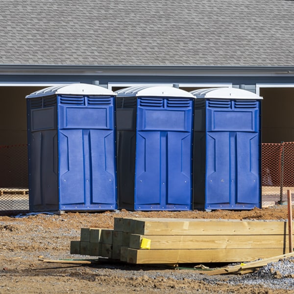 what is the cost difference between standard and deluxe porta potty rentals in Broadview